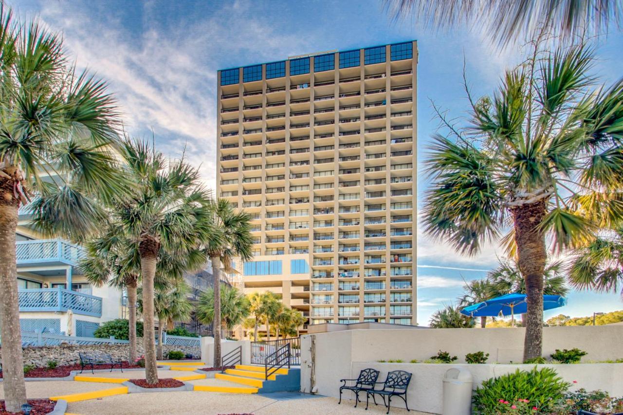 Lively Views From The Balcony At Ocean Forest Plaza マートルビーチ エクステリア 写真