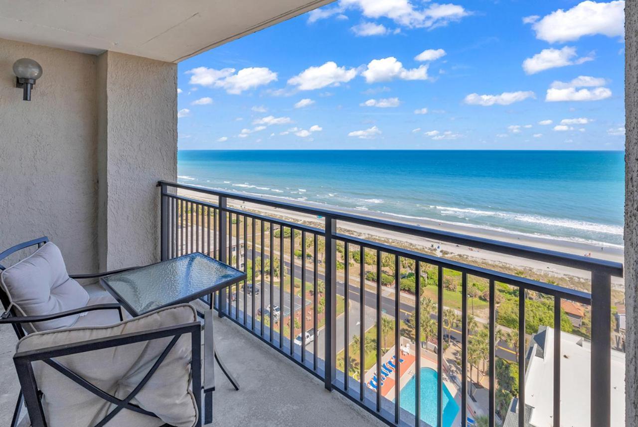 Lively Views From The Balcony At Ocean Forest Plaza マートルビーチ エクステリア 写真